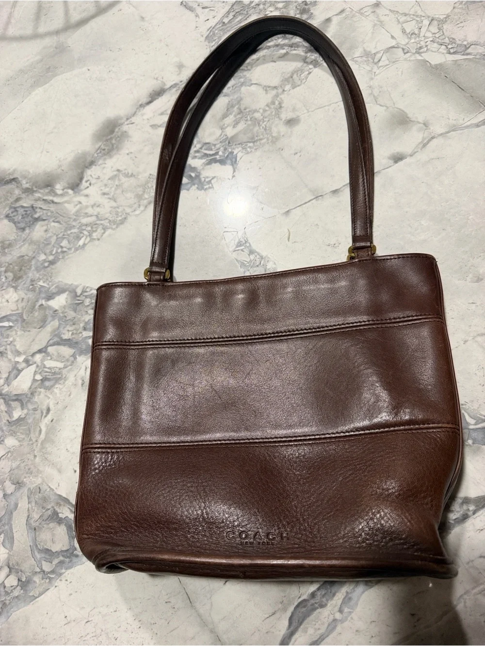 Coach Vintage Leather Shopper Tote